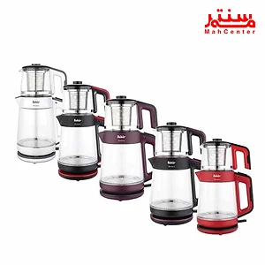 چای ساز فکر مدل Bestea با کتری و قوری شیشه‌ای